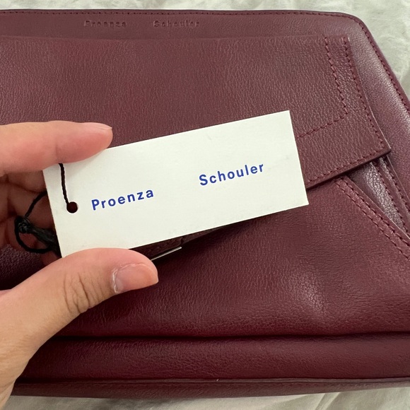 Proenza Schouler PS13 Clutch Bag in Pinot Noir *please read* - Picture 9 of 10
